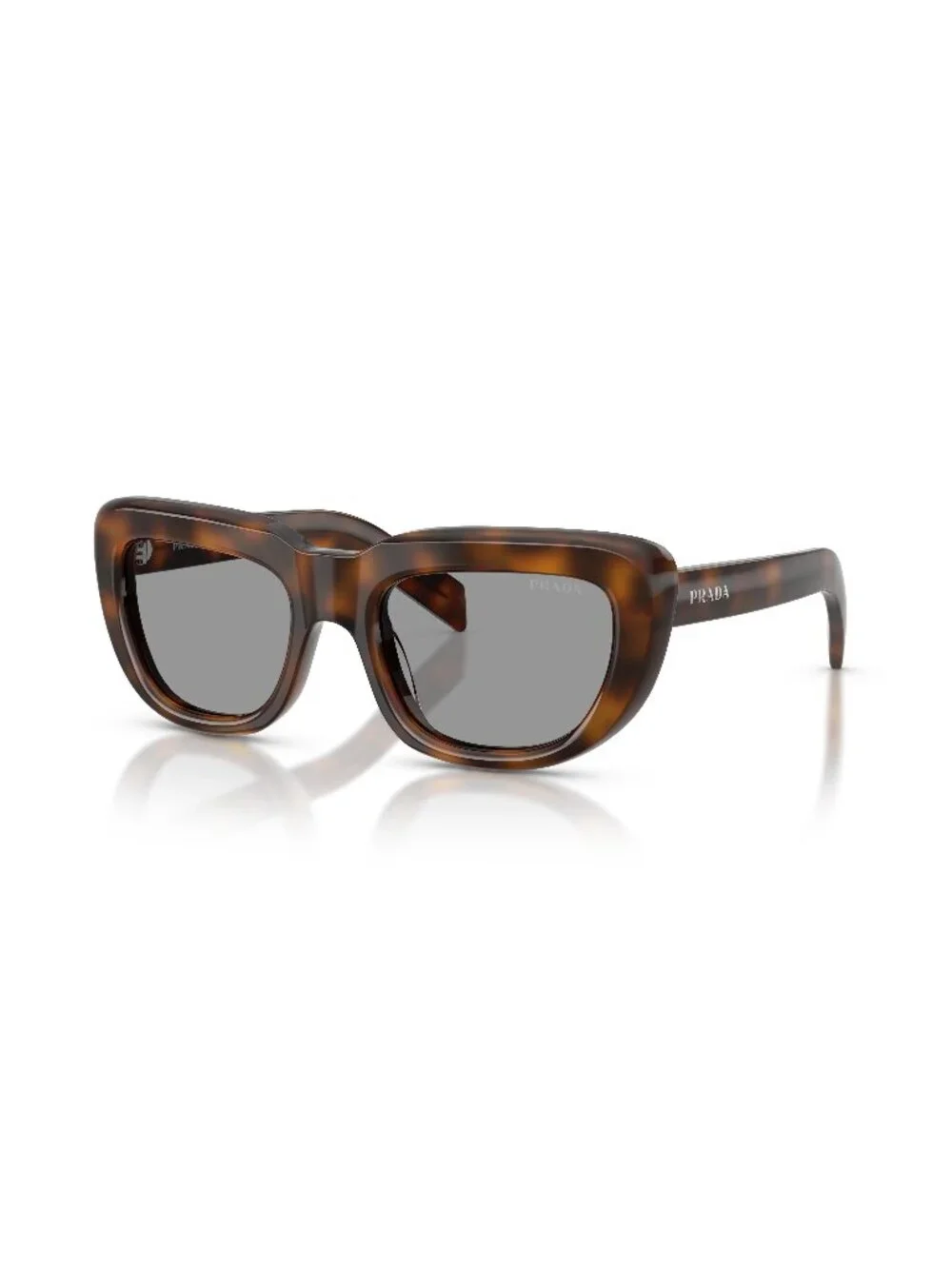 New Prada Women's Sunglasses Multicolor Grey Lens Acetate Frame PR D07S 20D50Q